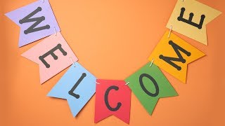 DIY Welcome Banner - Ellison Education