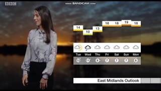 Kaye Forster East Midlands Today weather April 30th 2018