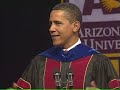 Barack Obama graduation speech Arizona State University (ASU)