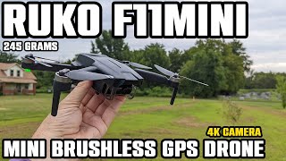 Ruko F11MINI 245g Brushless 4k GPS Drone Review