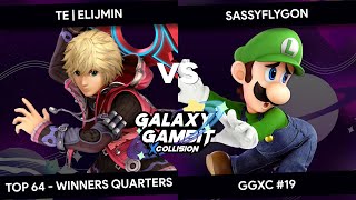 GGxC #19 - Elijmin (Shulk) Vs SassyFlygon (Luigi) - Top 64 - Winners Quarters