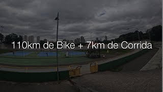 110km de Bike + 7km de Corrida - Treino de Transição