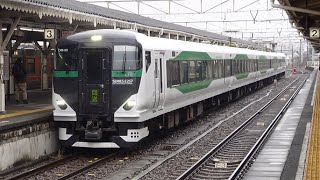 E257系5500番台OM-53編成 回送 沼津駅到着