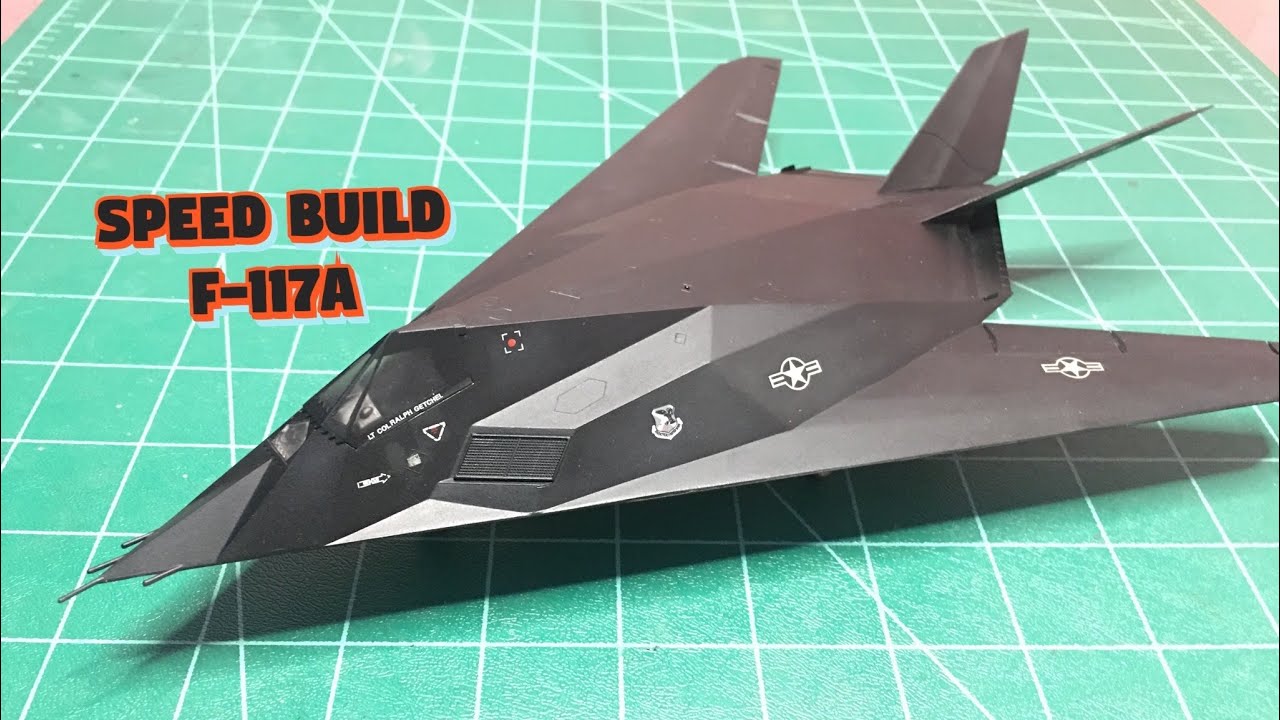 Speed Build | F-117a Nighthawk 1/72 Tamiya | Khet’ak - YouTube