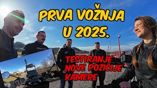 Prva vožnja s ekipom u 2025. Testiranje chest mount pozicije za kameru. #motovlog #cfmoto800mt