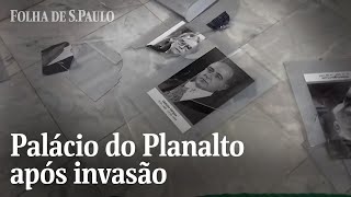 Veja como ficou o Palácio do Planalto após ser invadido por golpistas