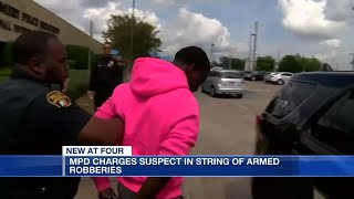 Suspect arrested in string of Montgomery-area robberies