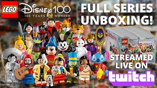 Unboxing the LEGO Disney 100 Minifigure Series: LIVE from Twitch!