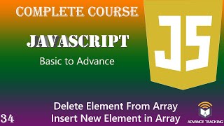 Array Pop() and Push() Function in JavaScript in Urdu/Hindi
