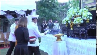 พิธีถวายดอกไม้จันทน์ สมเด็จพระสังฆราช วัดทองผาภูมิ 01