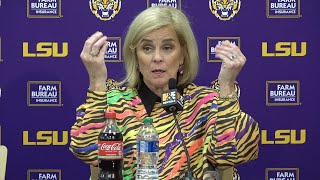 LSU Kim Mulkey WIN over Vanderbilt postgame, Plus Aneesah Morrow and Flau'Jae Johnson