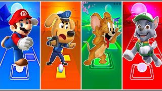 Super Mario 🆚 Sheriff Labrador 🆚 Tom and Jerry 🆚 Paw Patrol 🆚 Who Will Win?