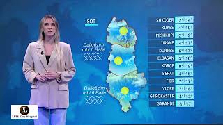 🌦️ Moti sot dhe parashikimi për nesër në News24 (8-9 dhjetor 2024) 🌞