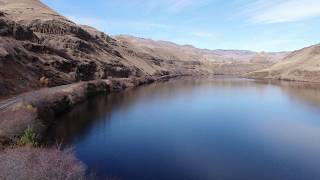 Flyover Oxbow, Oregon - Hells Canyon Snake River Nov 2019