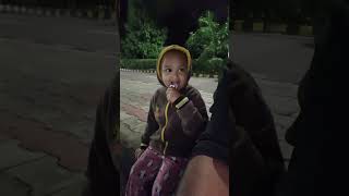 cute Angel అండ్ Appa ఎంజాయ్ ది ఐస్ క్రీం🍨🍦#shorts #ytshorts #youtubeshorts