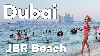 Dubai 🇦🇪 JBR Beach, Jumeirah Beach Residence [4K] Walking Tour