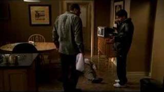 Sopranos-Tony&Chrissy clean up after Ralph