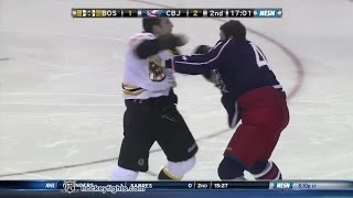 Milan Lucic vs Dalton Prout Dec 27, 2014