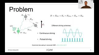 Simulating nanoscale NMR problems on a Co-Design quantum computer, part I