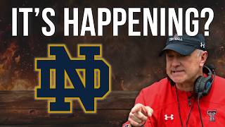 Texas Tech Ditching Texas For Notre Dame? "They're Scared"