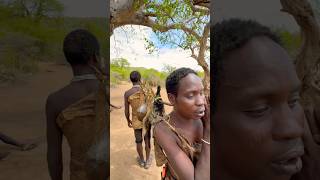 Happiest day of 2024 in hadzabe #africa #hadzabetribe #bushcooking #animals