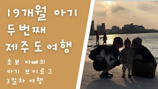 19개월 아기와 제주도 재방문 여행 3일차 [스누피가든x 금능해수욕장x혼저 흑돼지]