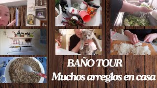 BAÑO TOUR 😄 ASI VAMOS CON EL ORDEN DE LA NUEVA CASA 🏡 RICAS LENTEJAS 😋