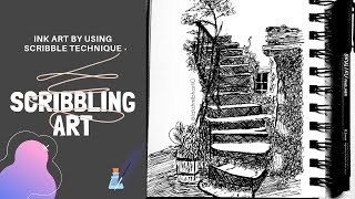 How to do Scribbling Art | Tutorial | #shorts #youtubeshorts