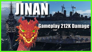 Pan Asian Light Cruisers Jinan World of Warships Wows Replay Gameplay