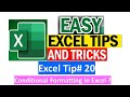 MS Excel Conditional Formatting | Conditional formatting in Excel | #excel #exceltip #exceltutorial