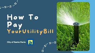 How to pay your City Utility Bill