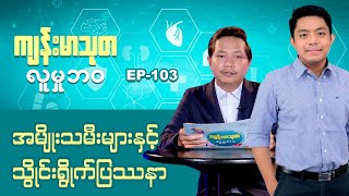 အမျိုးသမီးများနှင့် သွိုင်းရွိုက်ပြဿနာ I ကျန်းမာသုတ လူမှုဘ၀ - Episode 103