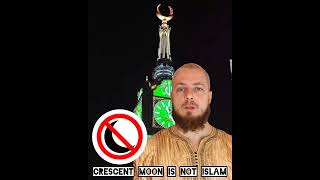 The crescent moon and the star are not from Islam. Don't use it. Hussain Ahmed nasheeha.