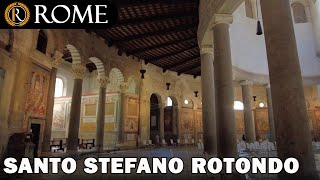 Rome guided tour ➧ Basilica of Santo Stefano Rotondo [4K Ultra HD]