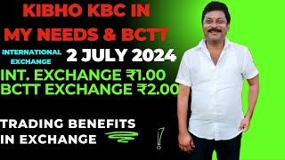 #kbc #coin in BCTT #exchange \u0026#international #exchange  price or #kbc use in MY #need