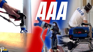 Air Assisted Airless Explained. PerformAA DEMO & Graco Ultra XT SETUP