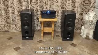 SVEN HP-730B + Panasonic SC-UX100