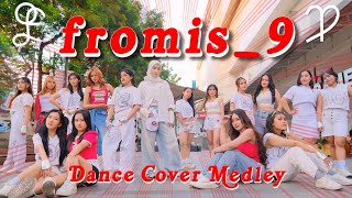 [KPOP IN PUBLIC ONE TAKE ] Fromis_9 Medley Anniversary | Dance Cover by Damsel \u0026 Fromly_9 Indonesia