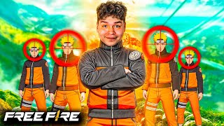 CAZANDO A TODOS LOS NARUTOS DE CLASIFICATORIA en FREE FIRE !!