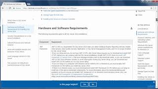 1 SQL Server Express 2014 Hardware and Software Requirements