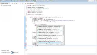 1.How to Read text file data using java