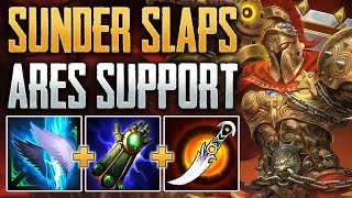 SLAPPING WITH SUNDER! Ares Support Gameplay (SMITE Conquest A-Z)