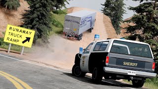 Runaway Truck Crashes 7 | BeamNG.drive