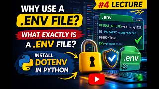 What is a .env File in Python? | Why Use dotenv? | Install python-dotenv (Step-by-Step)