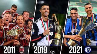 ⚽ All Italian Football Championship (Serie A) Champions 1898 - 2021 | Every Serie A Winners ⚽