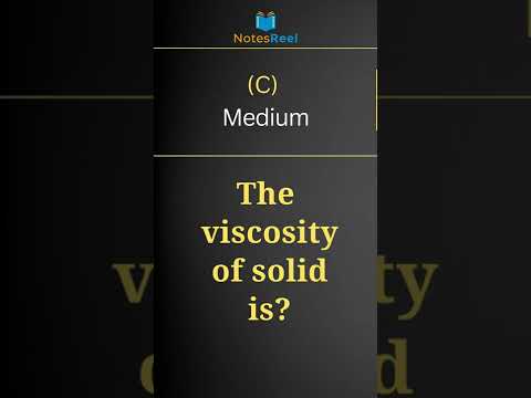 What is viscosity write about its elements?
