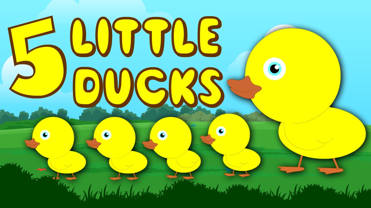 Five Little Ducks – Nursery Rhyme For Children - YouTube