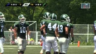 2014関西学生アメフト春季 大阪府立大学シュライクス vs 大阪産業大学ライオンズ