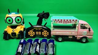 9 MINUTES SATISFYING WITH UNBOXING REMOTE CONTROL SMART ROBOT VS REMOTE CONTROL ICE-CREAM CAR (ASMR)