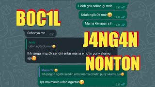 MINTA JAT4H KE MAM4 TIRI YANG SANG3AN🥰 - CHAT ROMANTIS